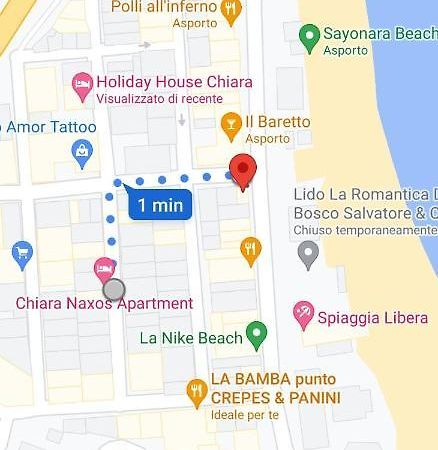 גיארדיני נאקסוס Chiara Naxos Apartment מראה חיצוני תמונה